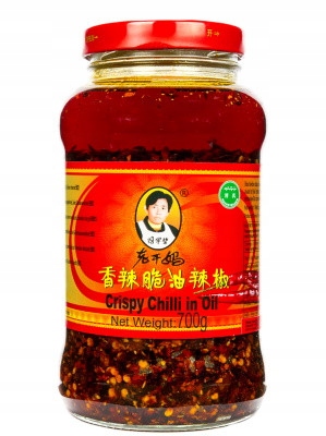

Chrupiące chili w oleju sojowym 700g Laoganma