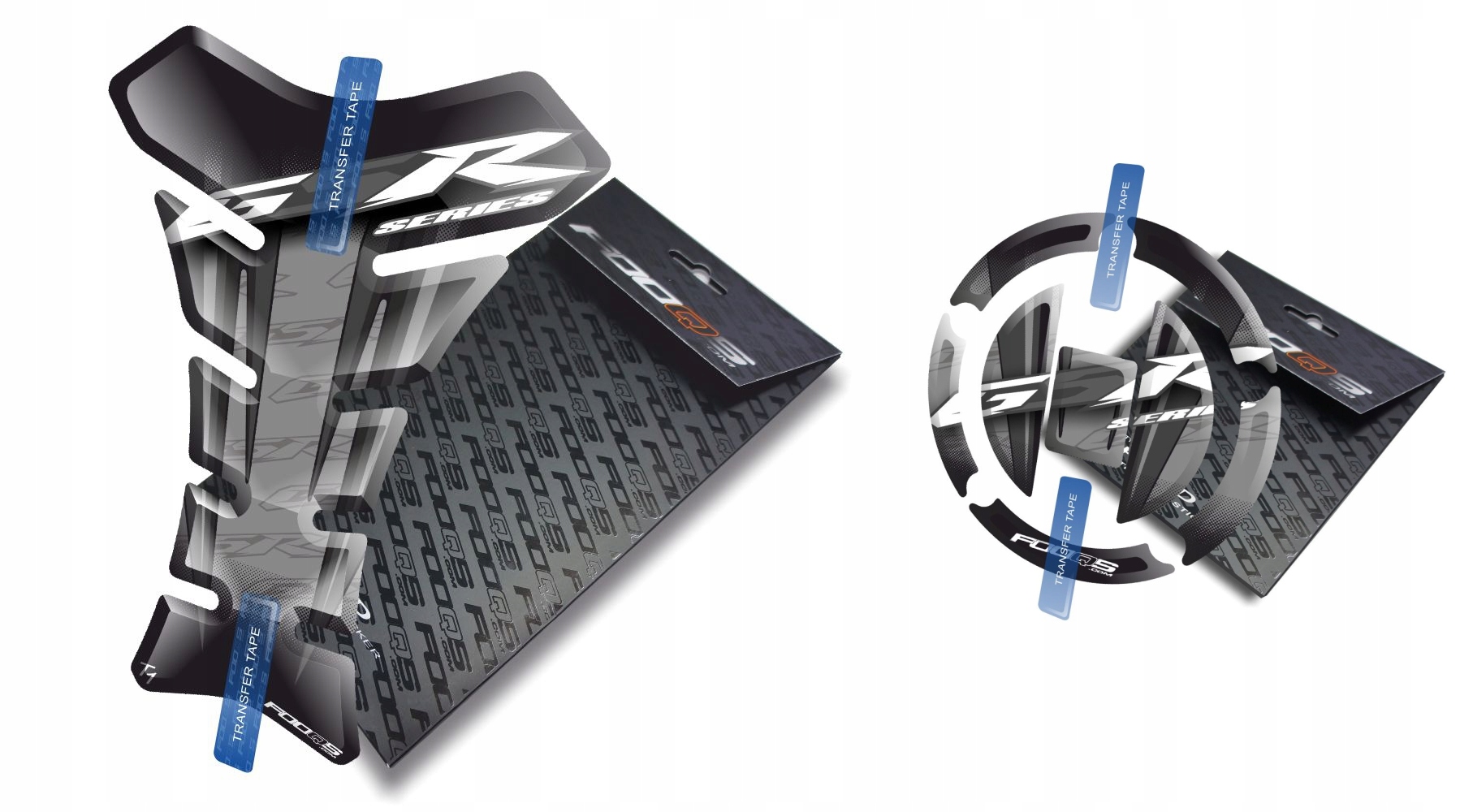 Tank-pad Cap-pad od společnosti Fooqs pro Suzuki Gsr 600 650 750 Stříbrný