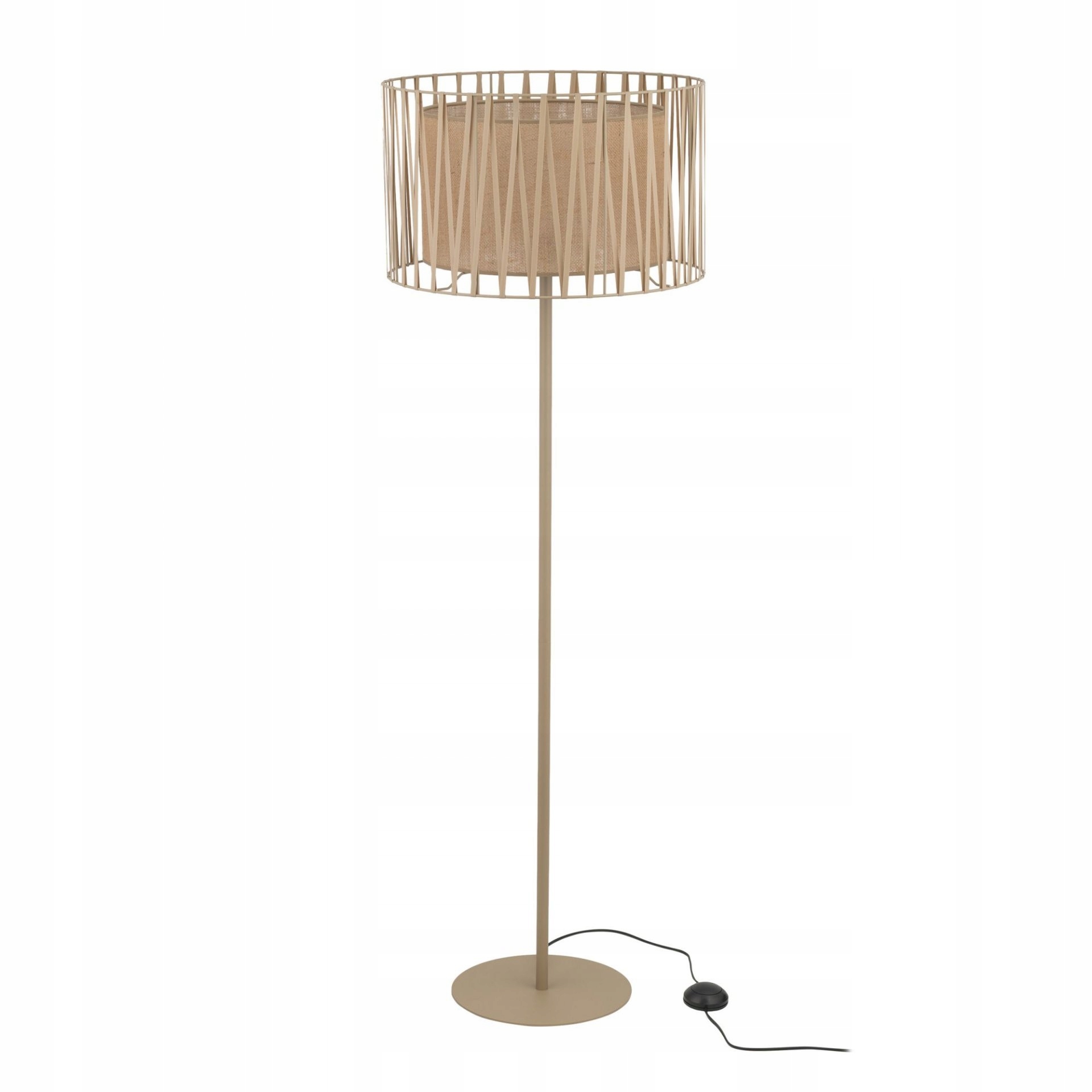 Podlahová lampa Tk Lighting Harmony Sabia Juta 16199