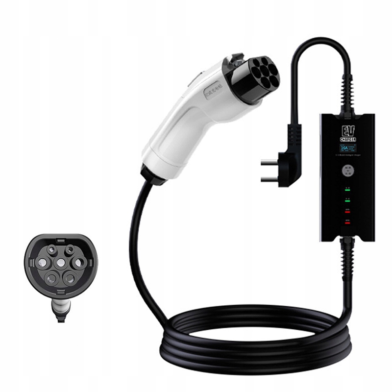 Зарядний пристрій 3 фази для електромобілів, адаптер