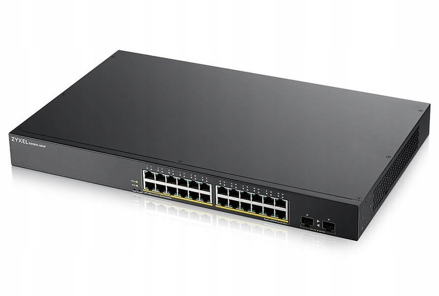 Zyxel GS1900-24HP v2, 24-port GbE L2 PoE Smart Switch, rackmount, 170…