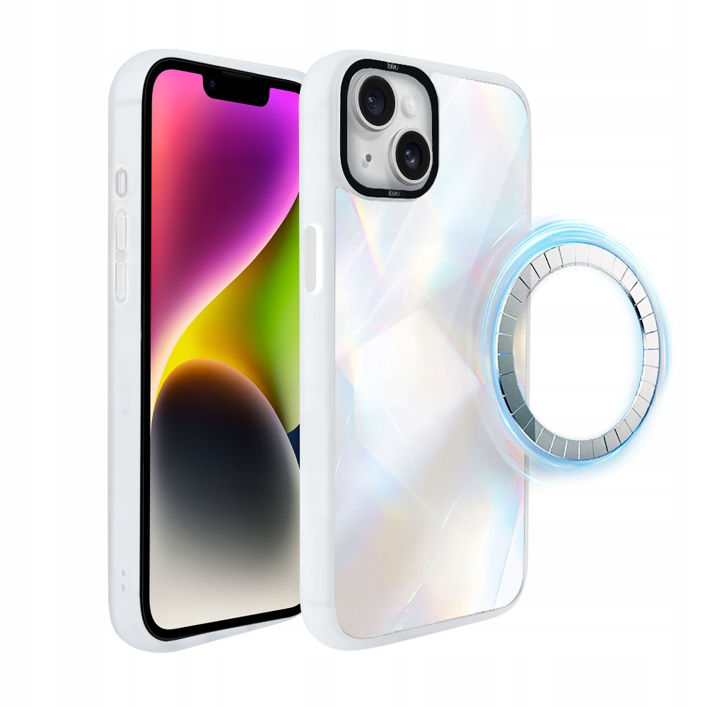 Pouzdro pro iPhone 14 Plus Ibizu DropGuard Matt s MagSafe a opálovým diamantem