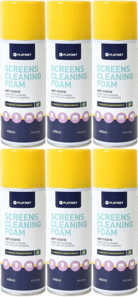 PIANKA CZYSZCZENIA EKRAN LAPTOPÓW TABLETÓW LCD x6