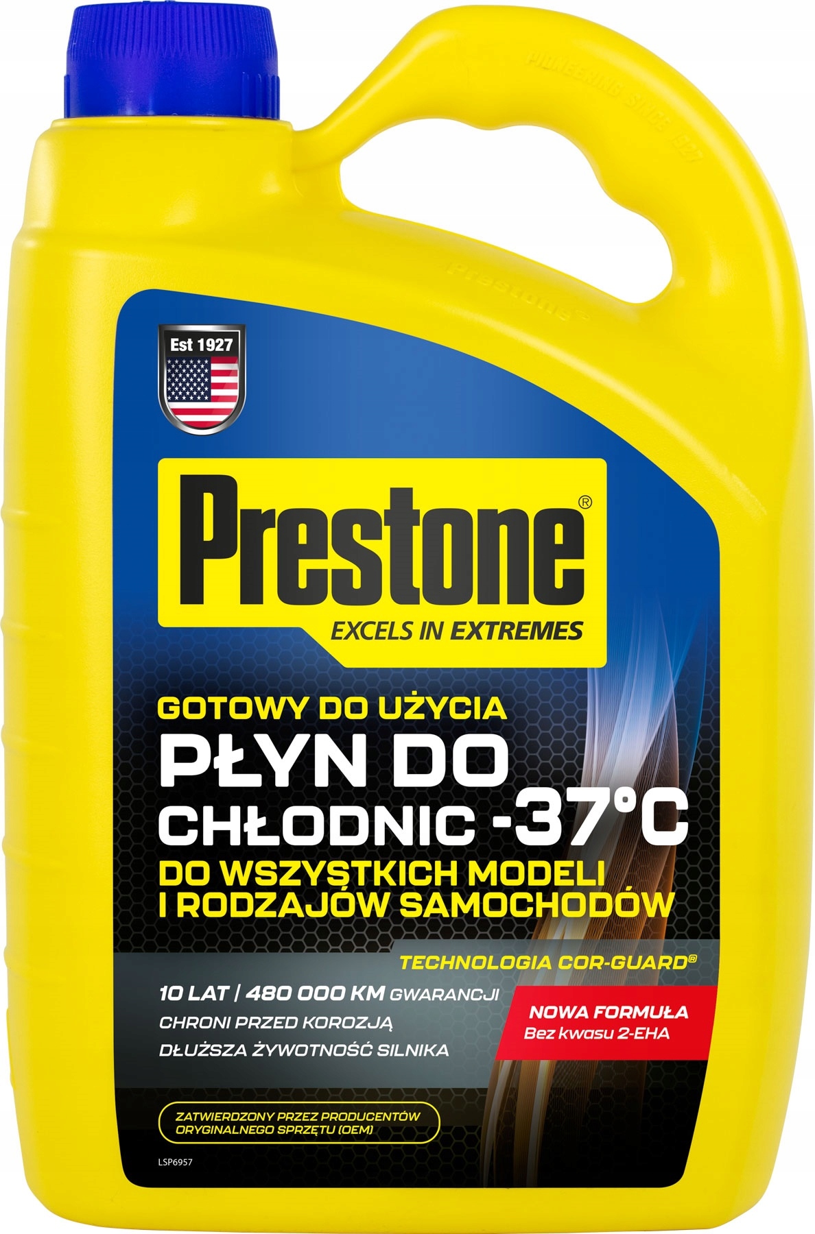 Prestone Płyn Do Chłodnic Mieszalny Gotowy -37C 4L