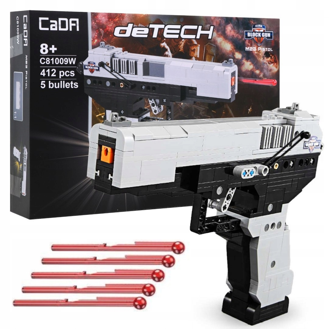 

Klocki Pistolet Cada Technic 5 Strzałek 412 el.