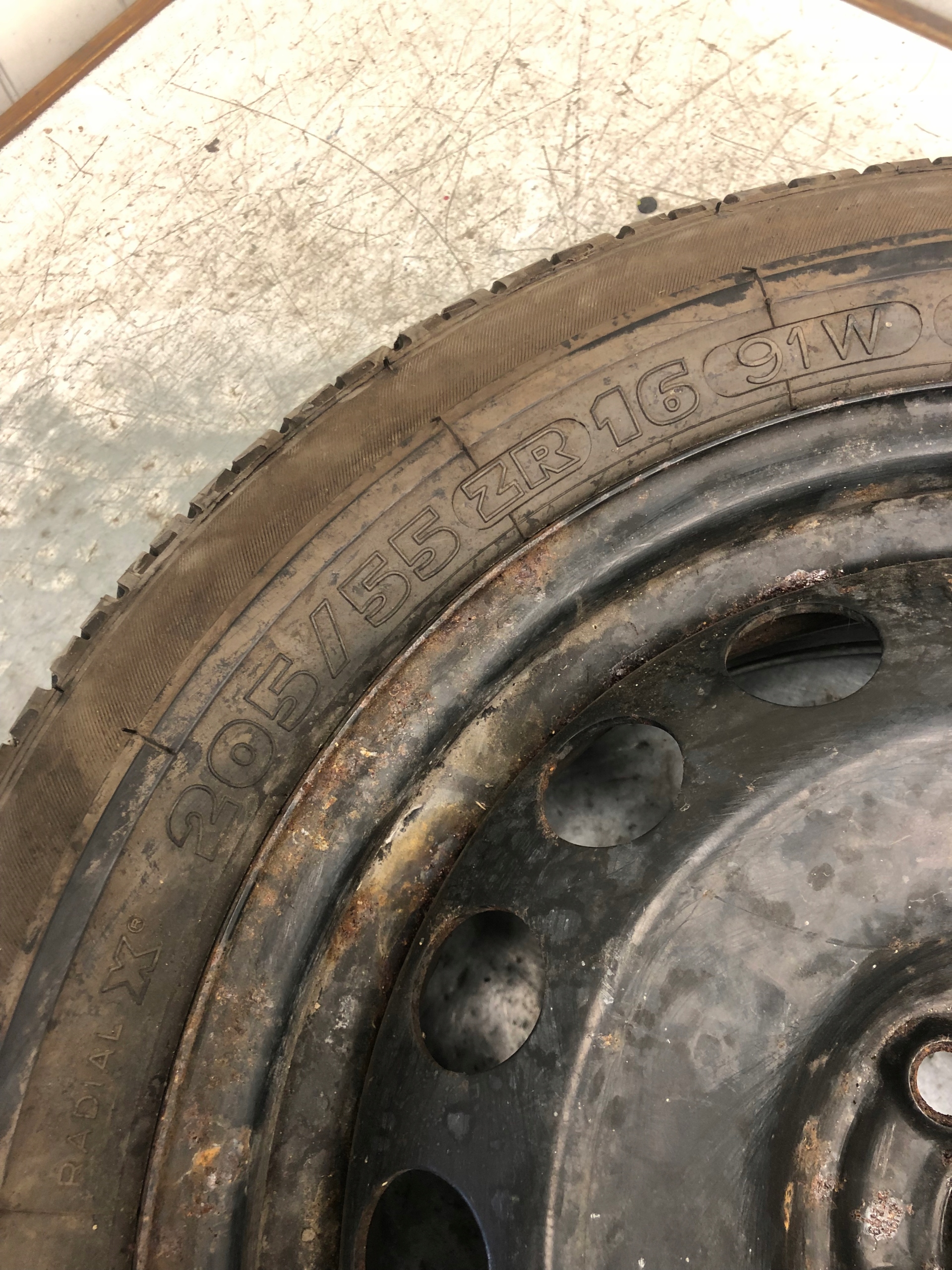 wheel spare 16" VW BEETLE