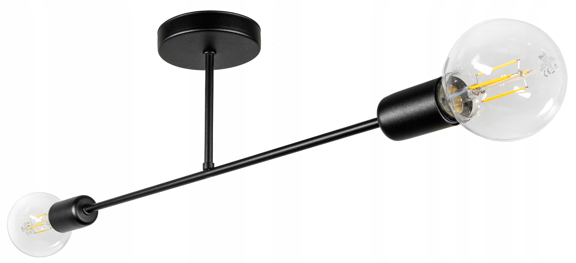 LAMPA SUFITOWA PLAFON ŻYRANDOL LOFT EDISON LED Zasilanie sieciowe