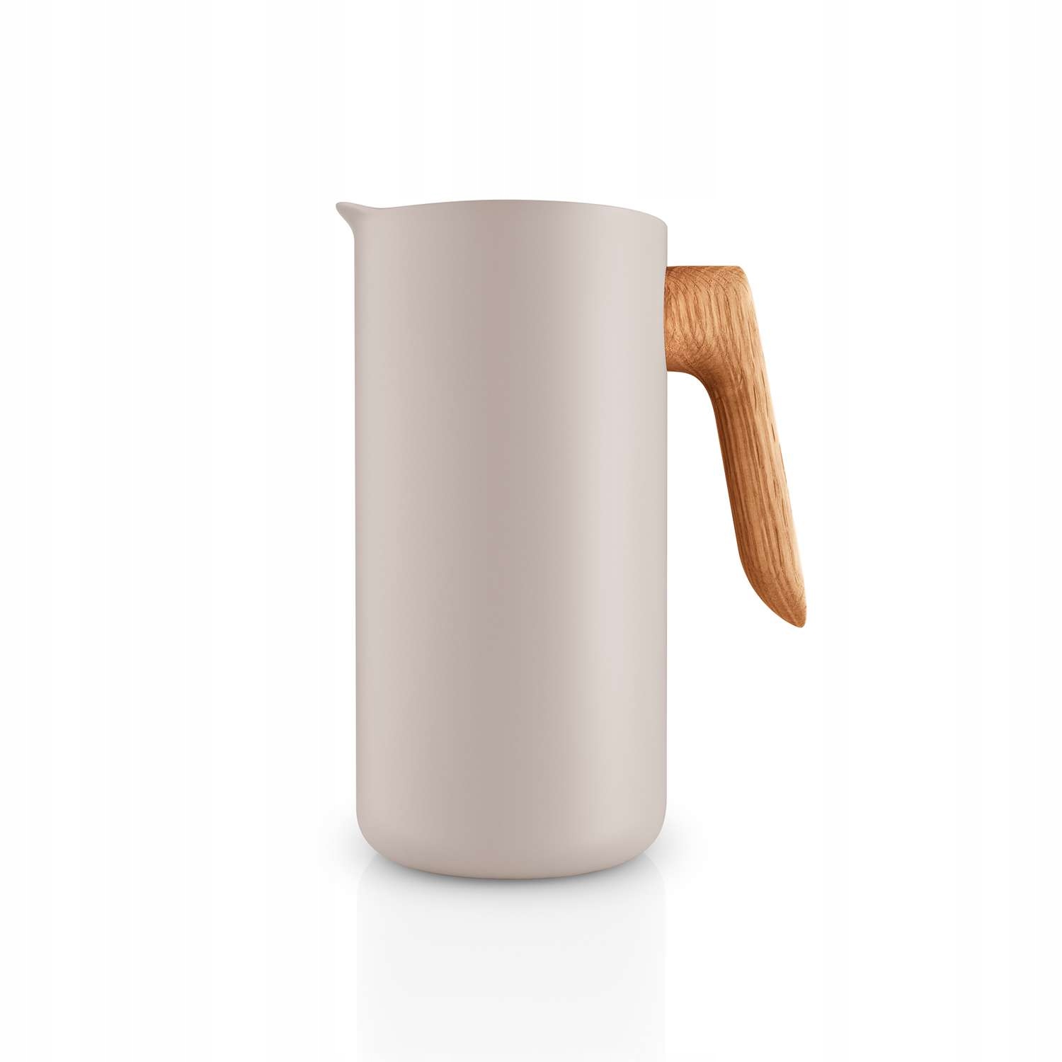 Eva Solo Nordic Kitchen Oceľový hrnček na vodu 1,4 l pieskový