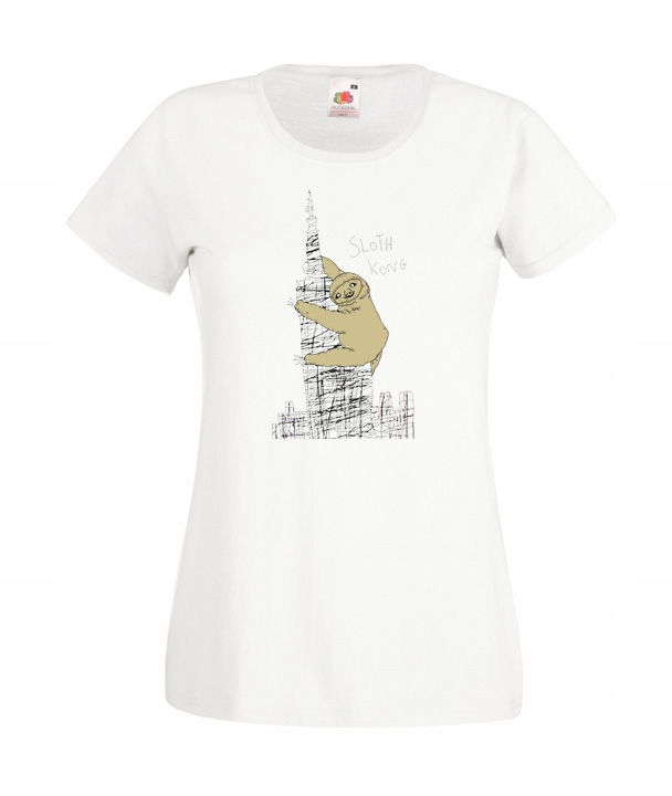 

M Koszulka Damska Leniwiec Live Slow Coffee Smell