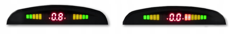 CZUJNIKI COFANIA PARKOWANIA BUZZER LED PRZOD TYL Signaling obstacles sound and visual