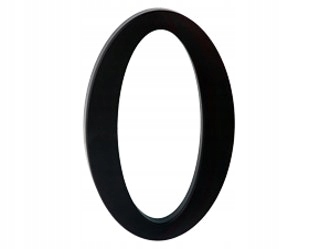 

Plastikowa cyfra na dom czarna "0"