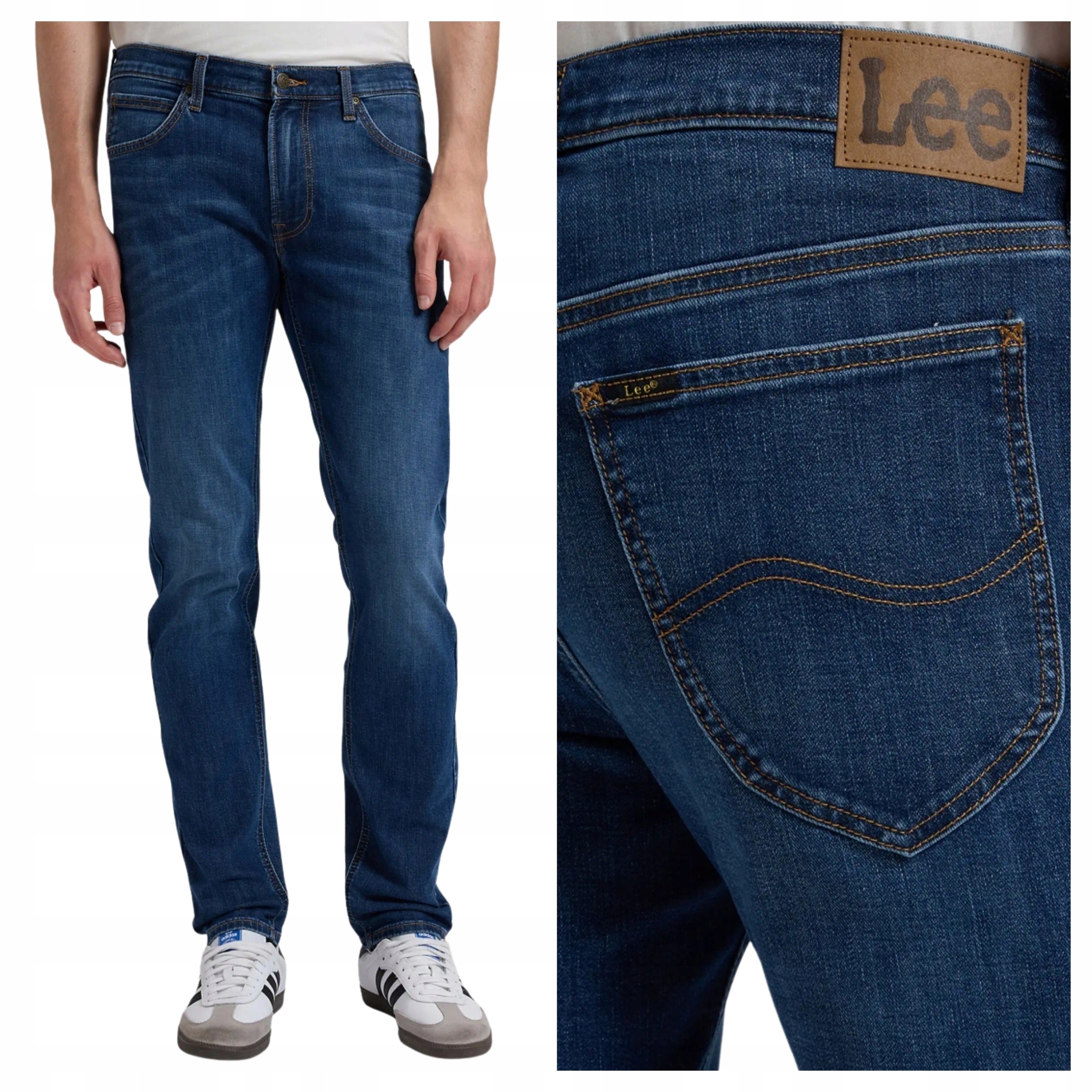 Pánské džíny Lee Daren Straight Indigo modré W38 L32