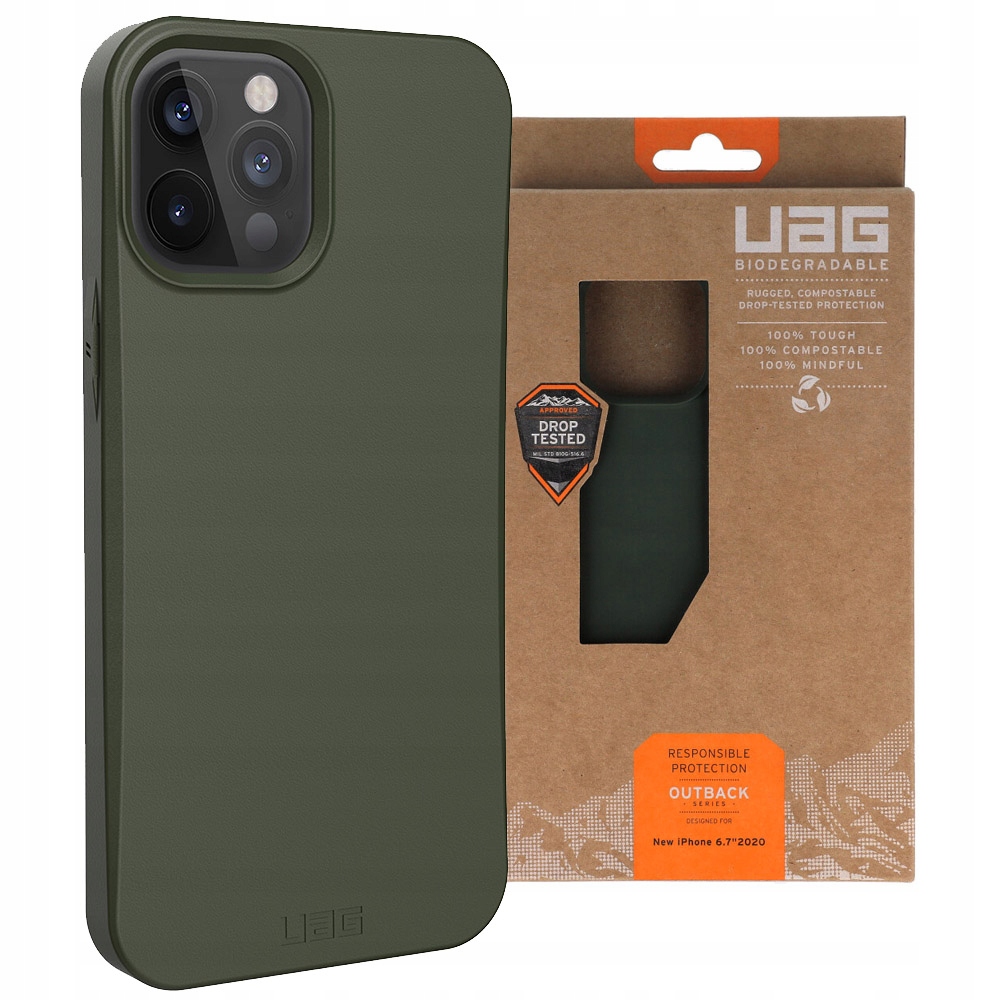

Etui do iPhone 12 Pro Max, Uag Outback, pokrowiec