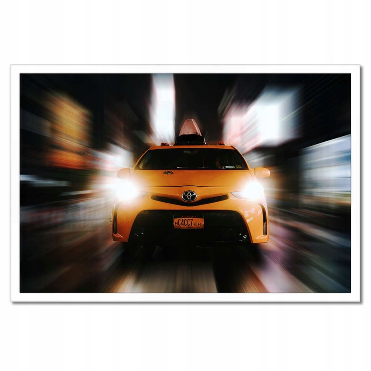 Plakáty v rámu 60x40 Žluté taxíky Taxi Taksi