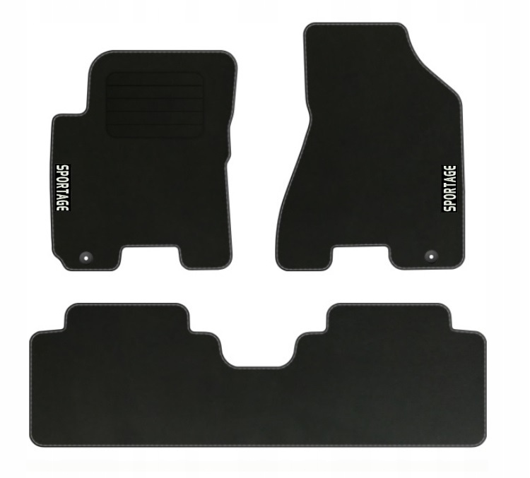 

Dywaniki welurowe Kia Sportage II 04-10r. Napis!