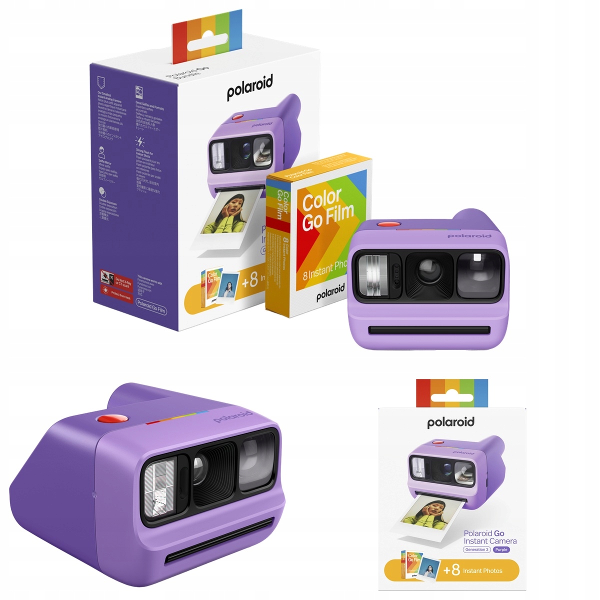 Aparat Polaroid Go Gen 3 fioletowy