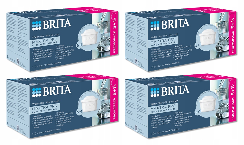 Filtr wody wkład do dzbanka Brita Maxtra Pro Pure Performance 4 x 5+1 Box