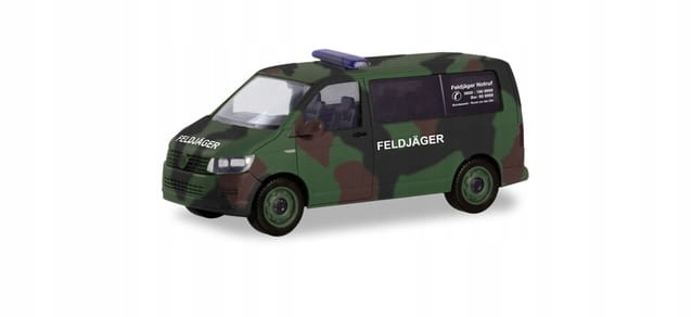 Herpa 700719 Vw T6 Bus Bundeswehr 1:87