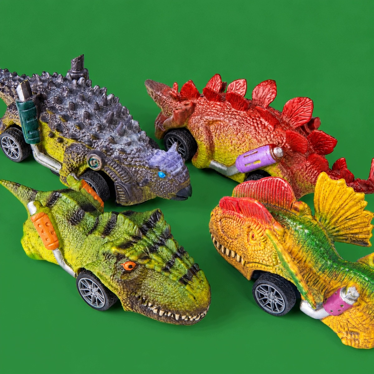 Адвент-календарь Monster Truck Динозавры 2026, 21 машинка и 3 аксессуара, 3–12 лет — фото 3