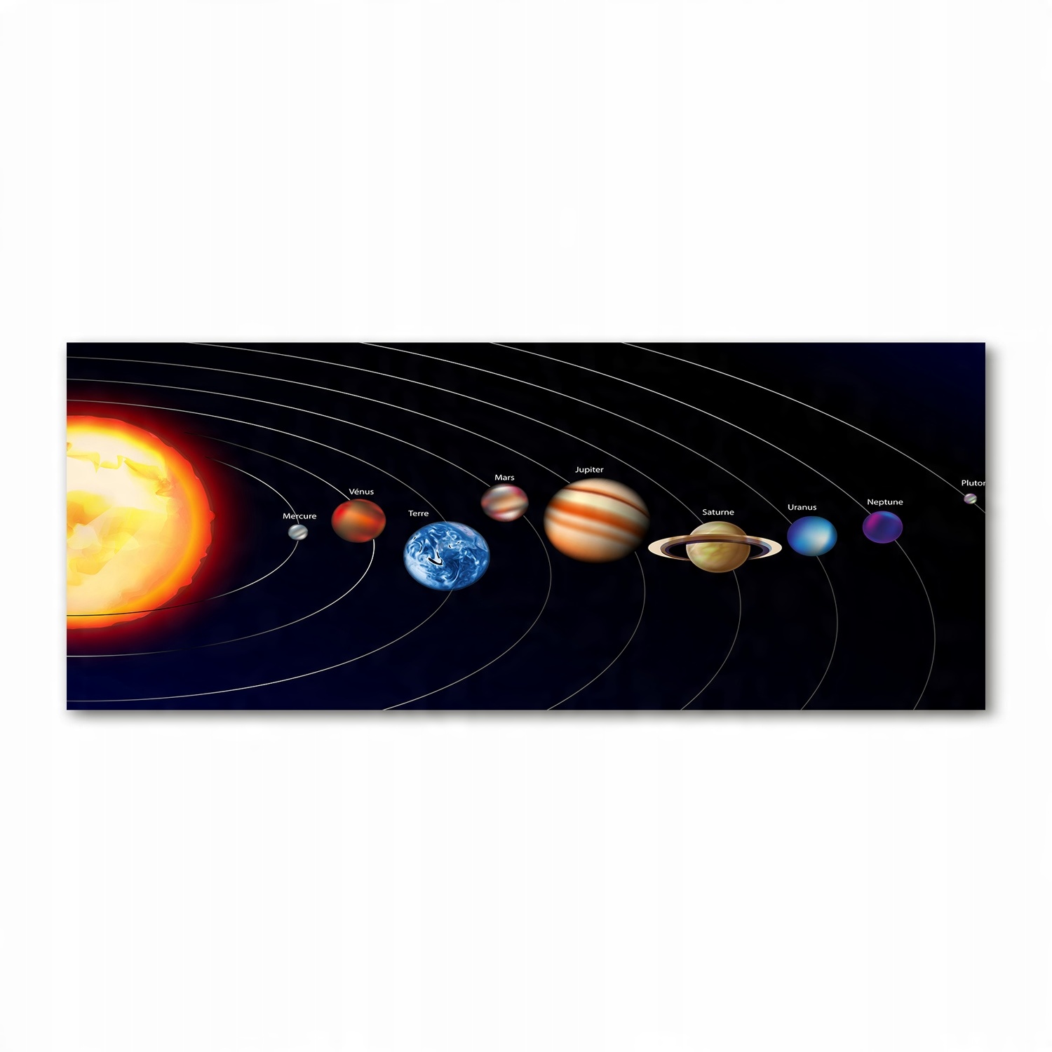 

Foto obraz akryl zdjęcie Układ słoneczny 125x50 cm