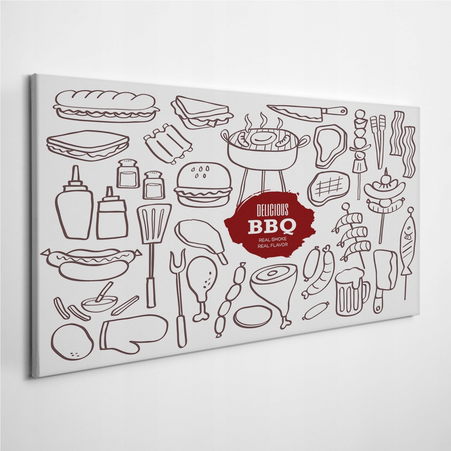 

Foto-obraz na płótnie Kuchnia Sztuka Bbq 120x60 cm