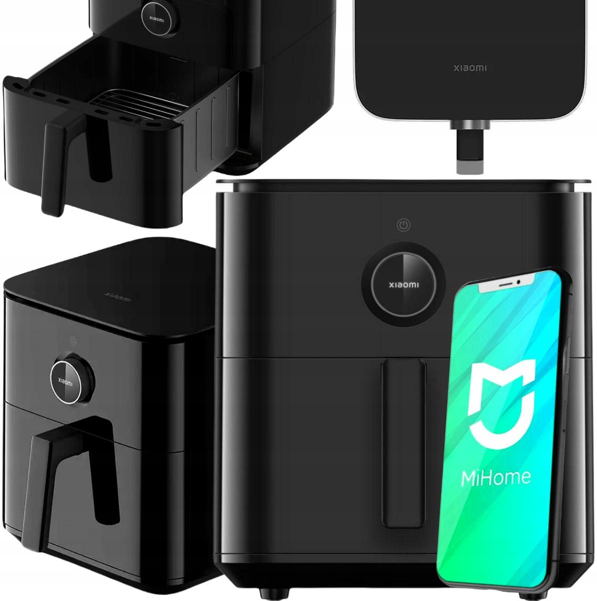 Beztuková fritéza Xiaomi Smart Air Fryer 6.5L černá