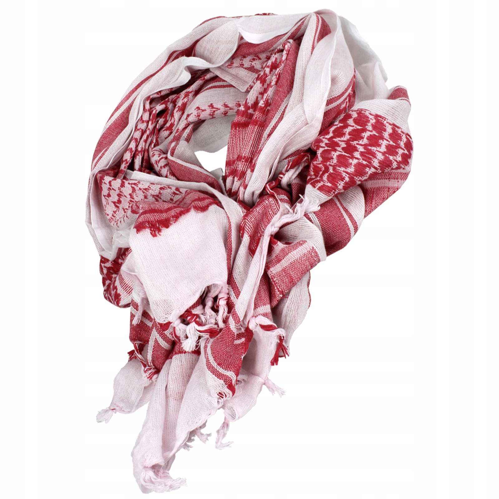 Chusta Arafatka Ochronna Bandana Bandama Shemagh 110X110 Mfh Red White