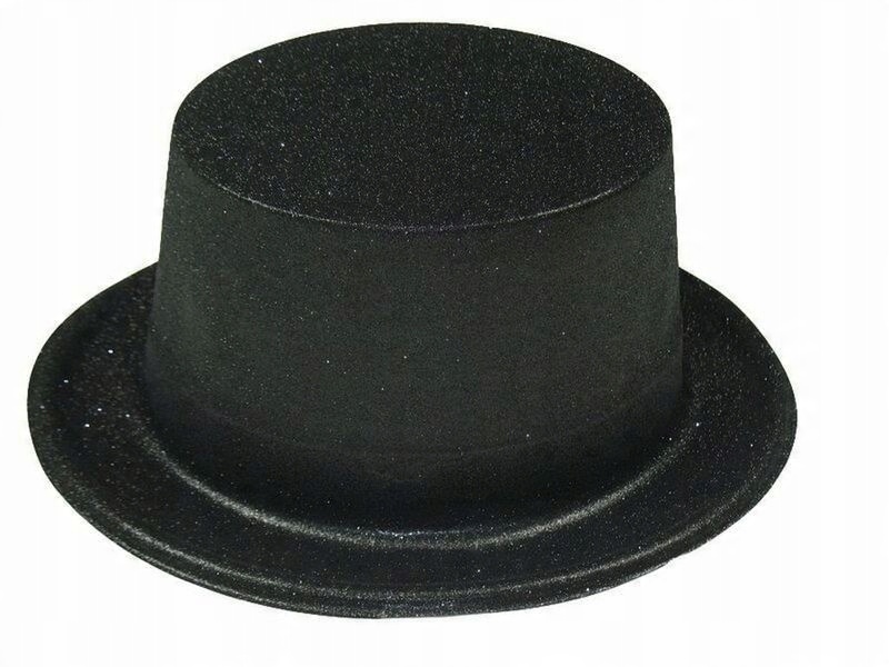 

Kapelusz Cylinder Brokatowy Czarny 53-58CM