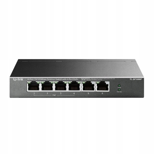 Tp-link Prepínač SF1006P 6xFE (4xPoE+)