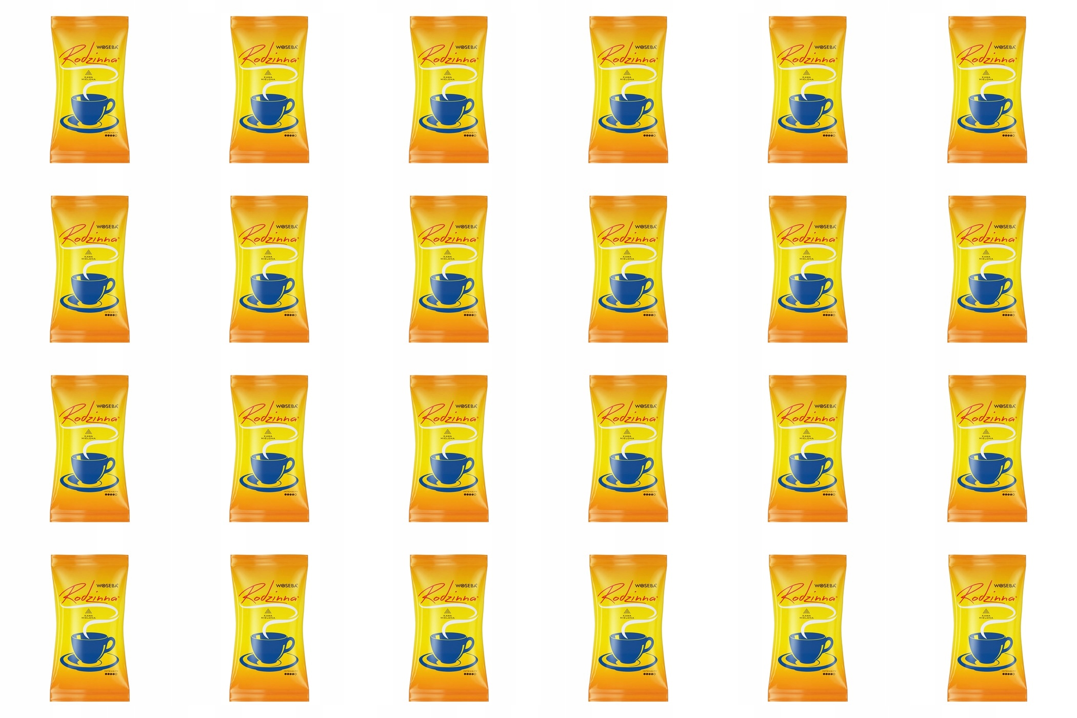 24x 80g Woseba Rodzinna Kawa palona mielona Karton