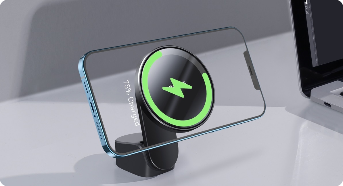 UCHWYT SAMOCHODOWY SZYBKA ŁADOWARKA INDUKCYJNA BASEUS DO IPHONE MAGSAFE 15w Zgodność ze standardem Quick Charge 2.0 Quick Charge 3.0