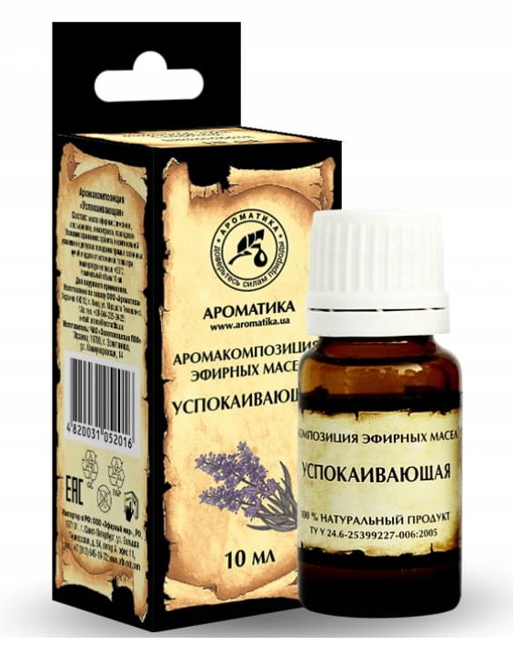

Eteryczny olejek Uspokajający 10ml Aromatika 2016