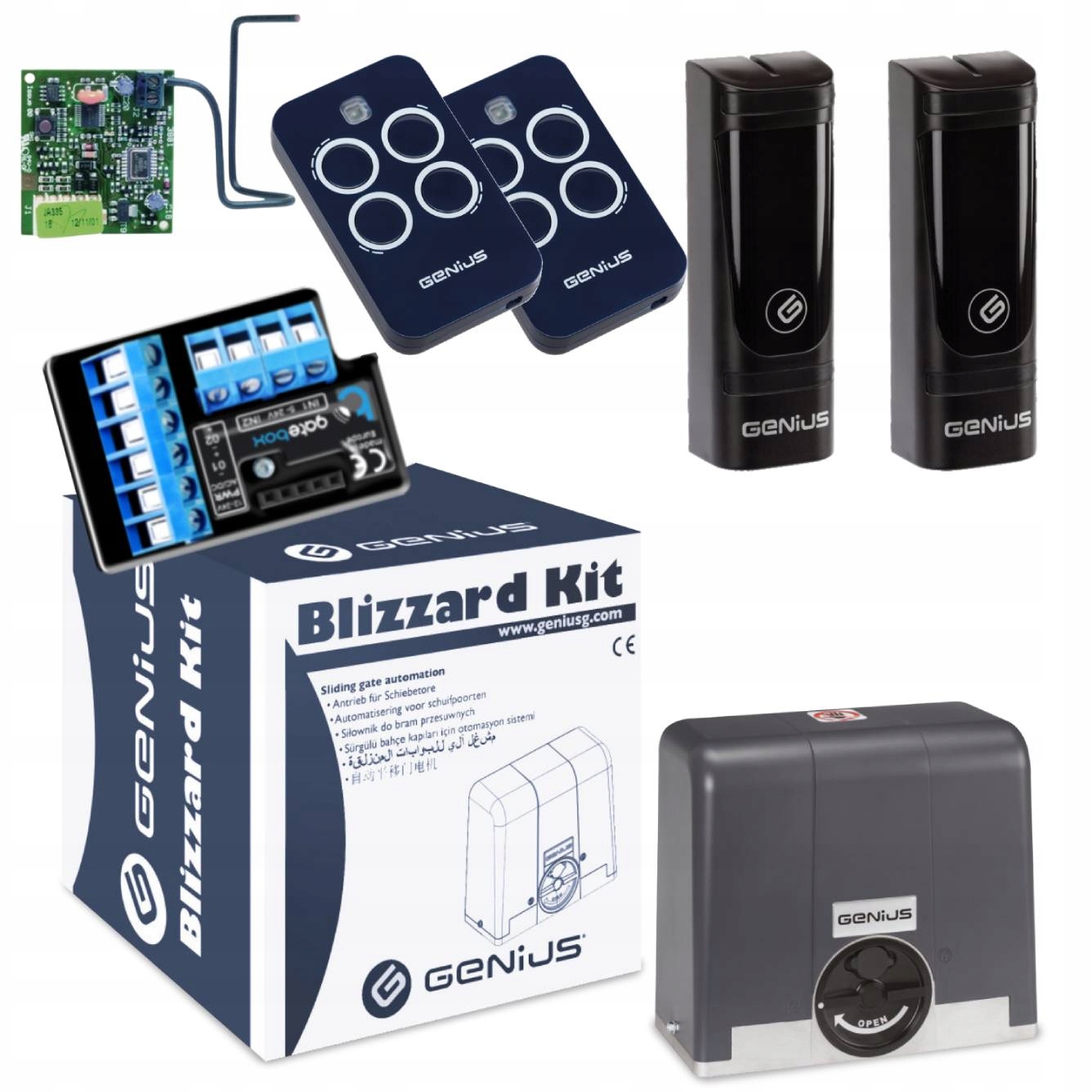 Genius BLIZZARD900+ Modul WiFi Pilot 2ks pohon posuvnej brány