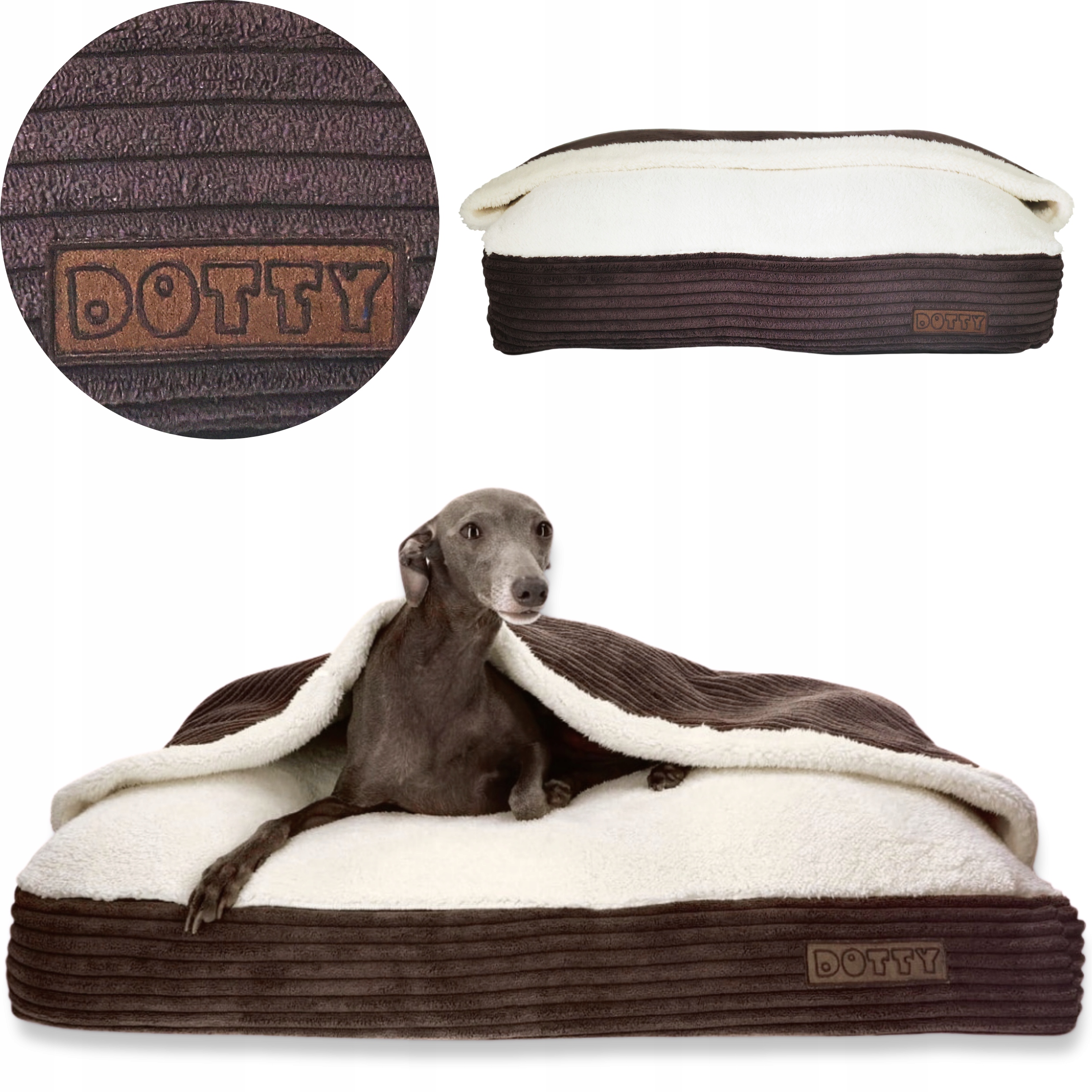 Levně Norka pro psa pelíšek s krytem potah pro chrtíka