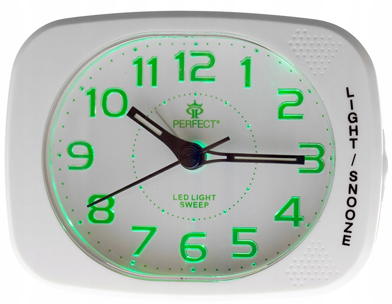 Cichy/Pynący Budzik PERFECT Do Pokoju Dziecięcego Zasilanie baterie