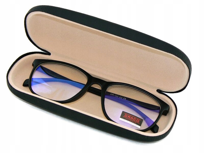 

Męskie Okulary Antyrefleks zerówki Komputera Etui