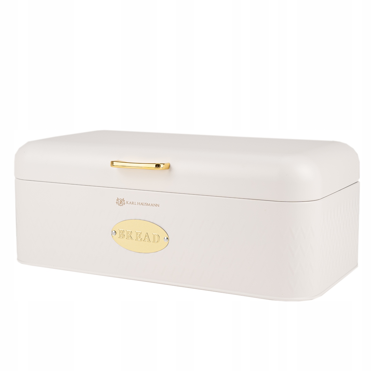 CHLEBAK BIAŁY POJEMNIK NA PIECZYWO BUŁKI CHLEB METALOWY ZAMYKANA POKRYWA