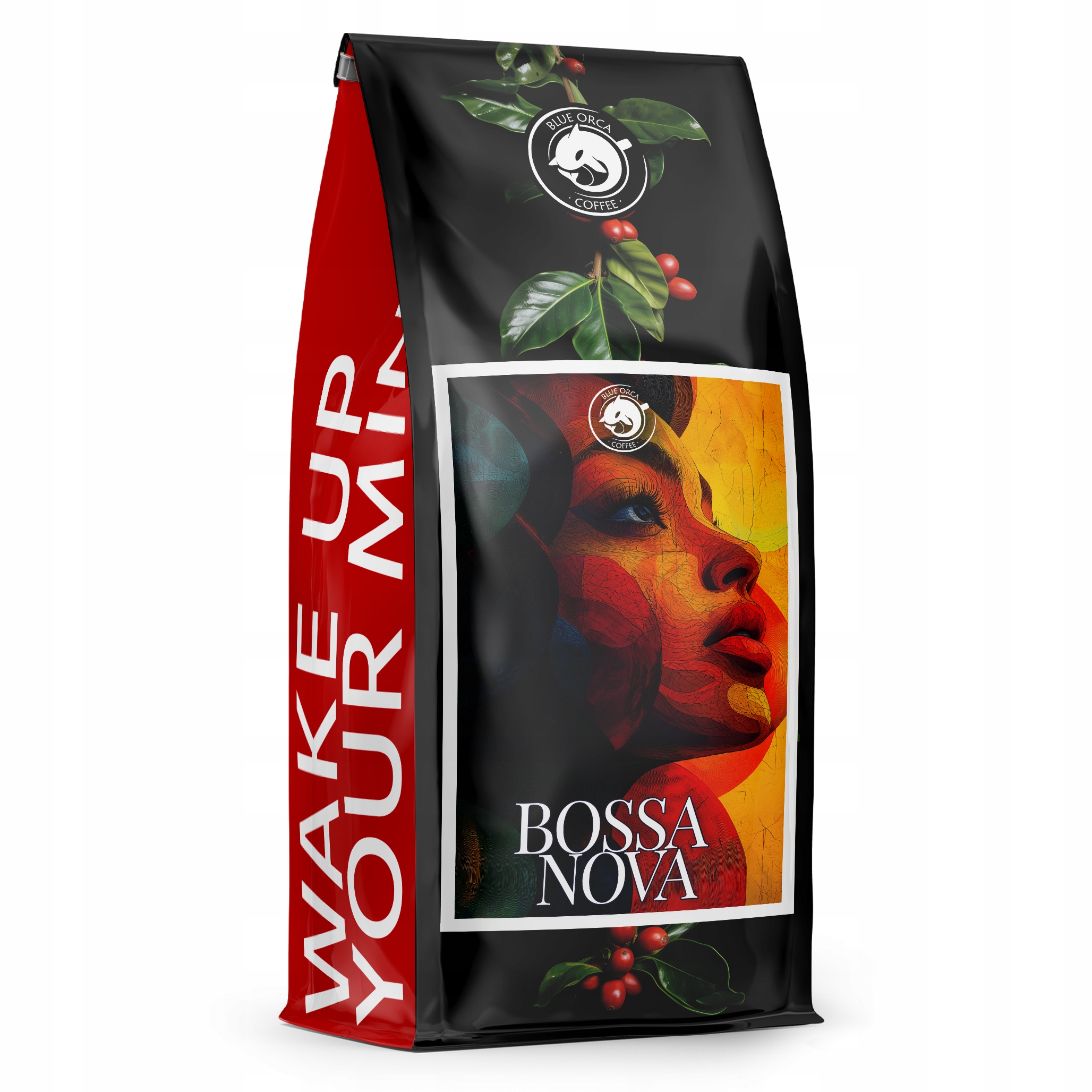 Levně Káva zrnková 1 kg Bossa Nova 100% Arabica Čerstvě Pražená Blue Orca Coffee