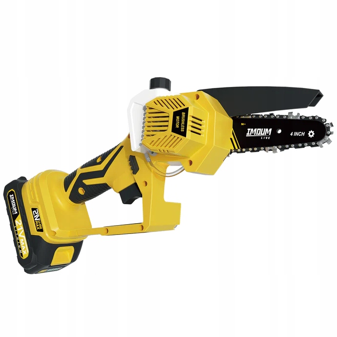 MINI PIŁA ŁAŃCUCHOWA NA WYSIĘGNIKU GAŁĘZIÓWKA AKUMULATOROWA 4" 2AKU IMOUM Stan opakowania oryginalne