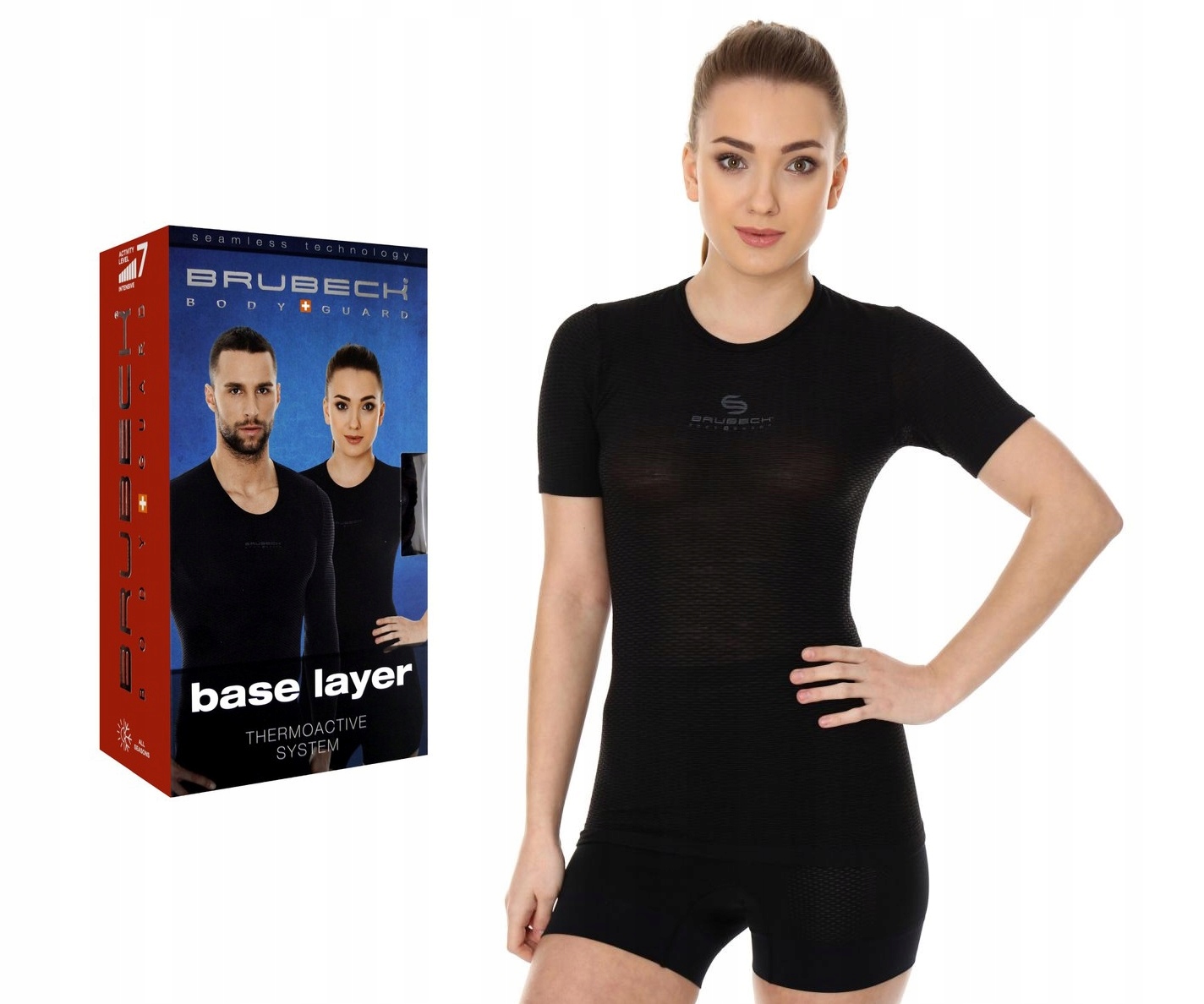 

Brubeck damska koszulka odprowadzająca wilgoć - XL