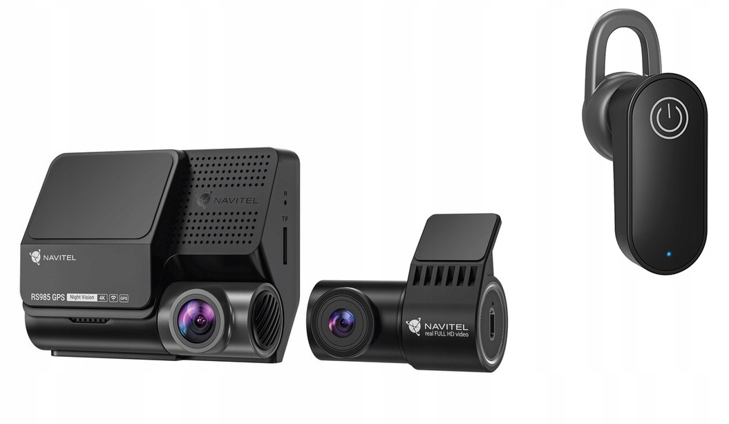 Autokamera Záznamník jazdy slúchadlo Bluetooth Navitel RS985