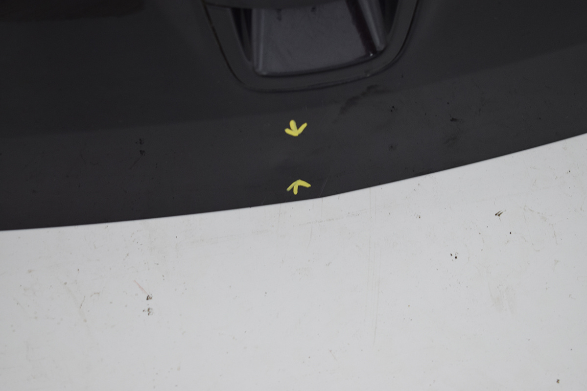 boot doors rear part OPEL AGILA B II