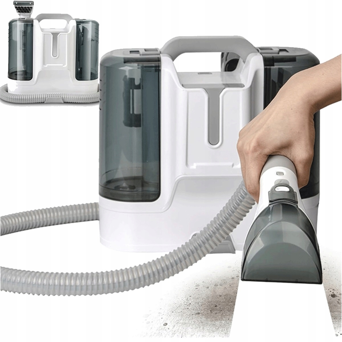 Profesjonalna Maszyna Czyszcząca 450W Z Dwoma Zbiornikami Na Wodę