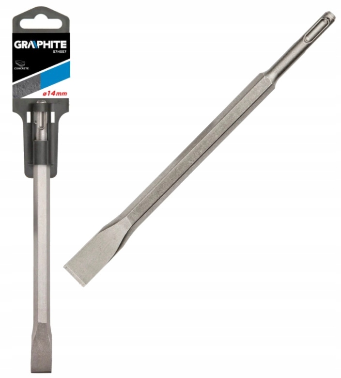 

Graphite Dłuto Sds+ 20x14x250mm Płaskie