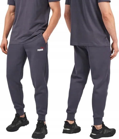 PUMA ESSENTIALS+ SPODNIE SPORTOWE DRESOWE BAWEŁNIANE MŁODZIEŻOWE MĘSKIE M