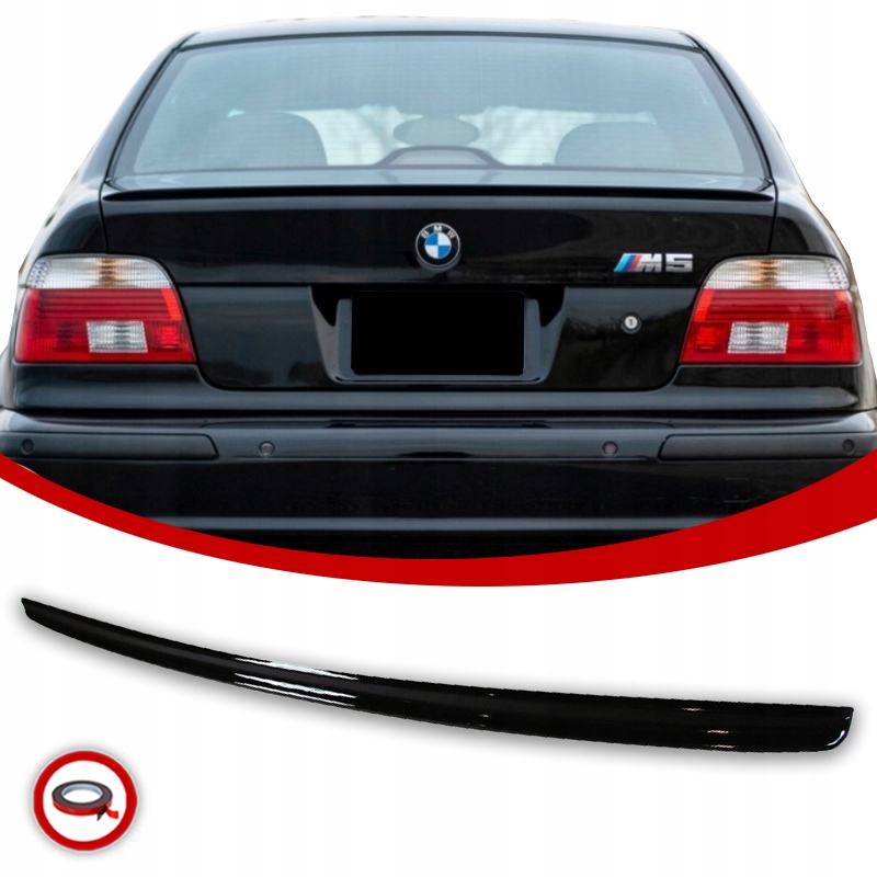 Bmw E39 Zadní Spoiler, Krytka Letadla, Černý Lesk