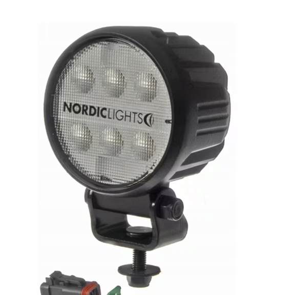 Kruhová Pracovní Lampa LED6 16W 12/24V 1600lm Rozptýlené Světlo