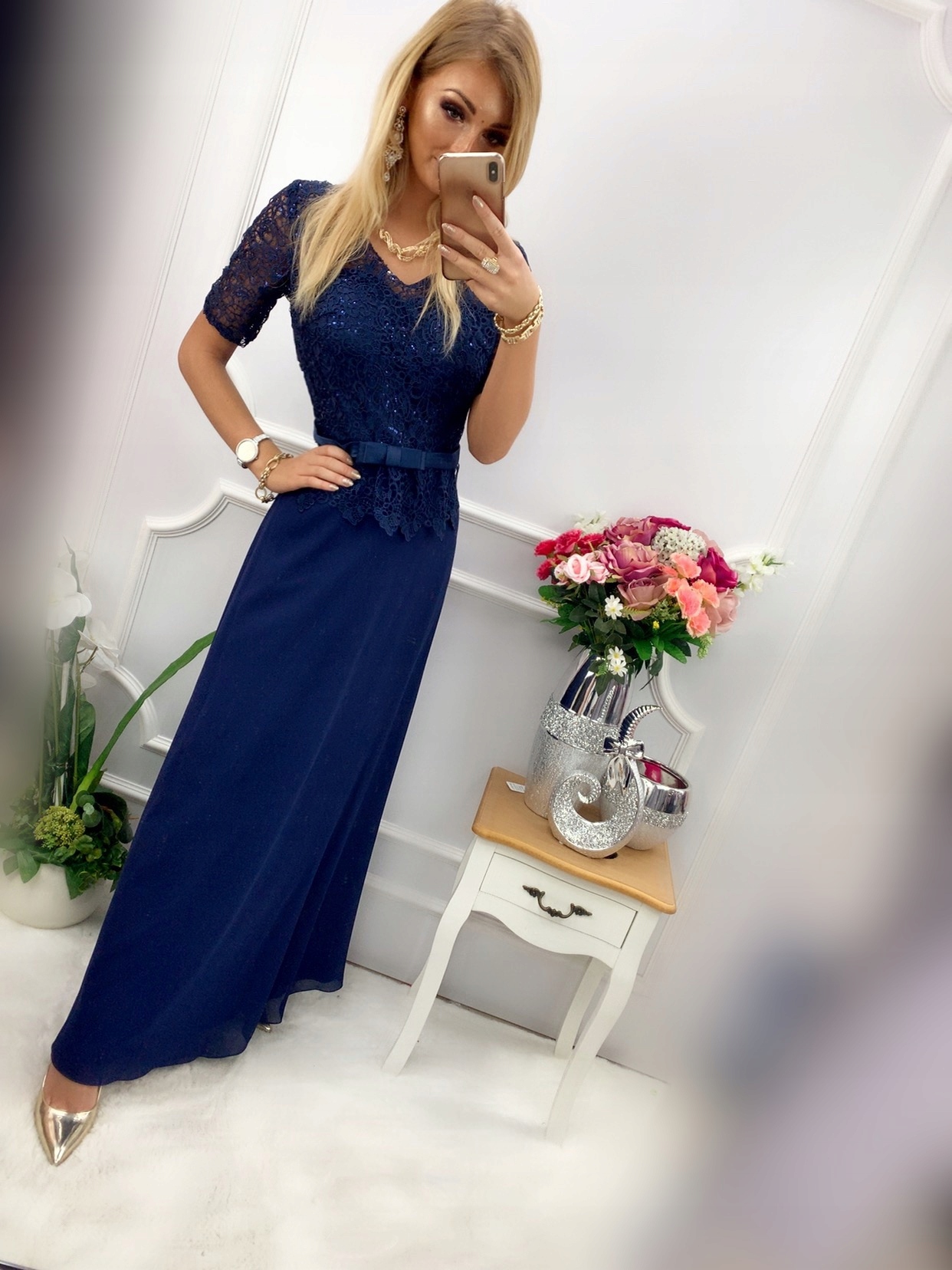 lucky1616 Krásná Šaty Na Svatební Hostinu Bal 38-40 M-L