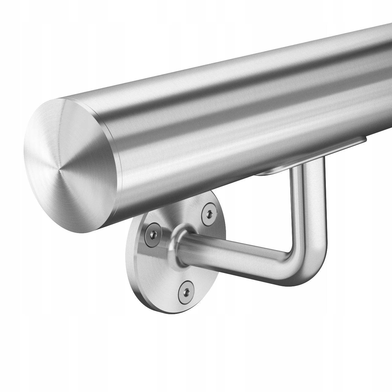 Madlo z nerezové oceli Ø42,4 mm Model S112 Aisi 304 brus 200 cm