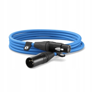 Rode Kabel Xlr 3m Blue Wysokiej jakości przewód Xlr Złącza Neutrik